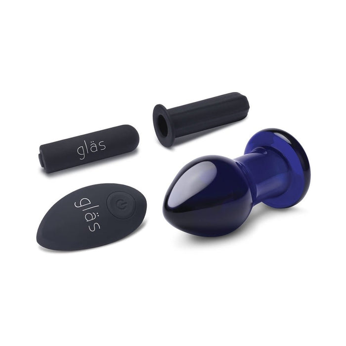 Glas 3.5 Rechargeable Remote Controlled Vibrating Butt Plug - SexToy.com