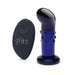 Glas 4 Rechargeable Remote Controlled Vibrating Dotted G - Spot/P - Spot Plug - SexToy.com