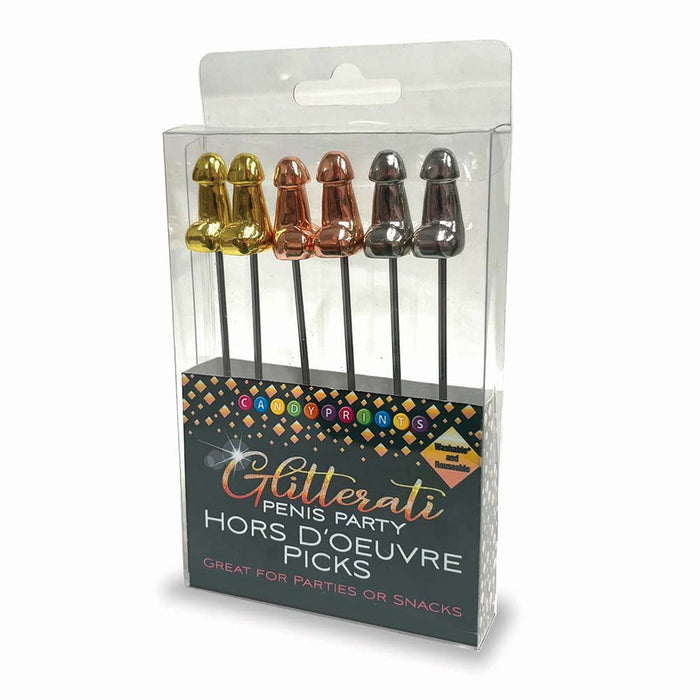 Glitterati Hor D'oeuvre's Picks 6 - piece Set - SexToy.com