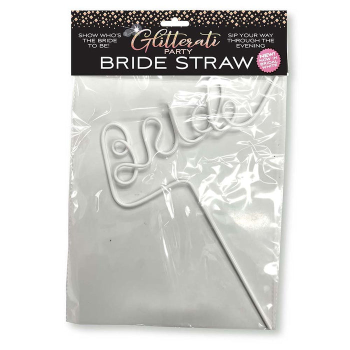 Glitterati Party Bride Straw White - SexToy.com