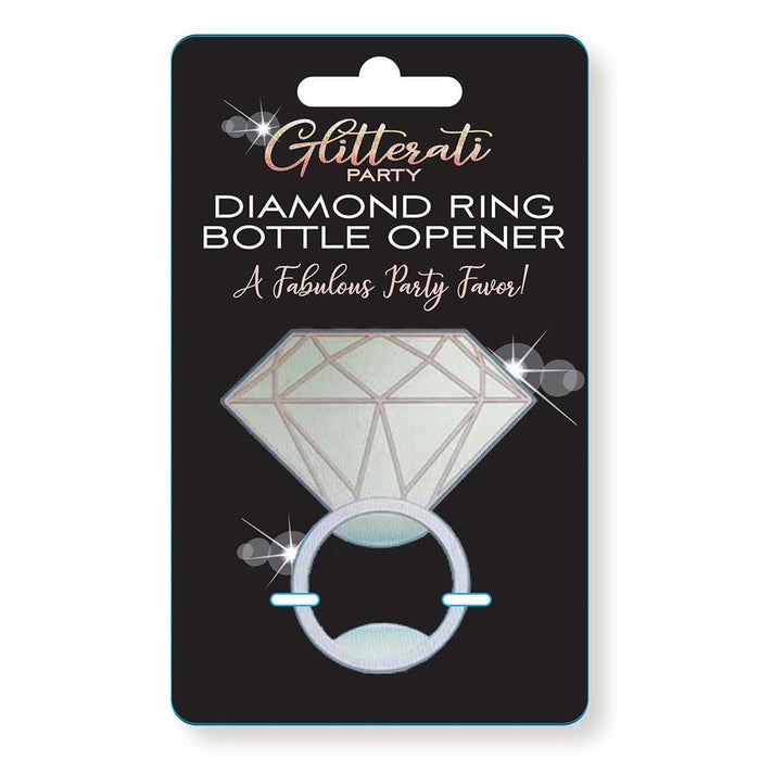 Glitterati Party Diamond Ring Bottle Opener - SexToy.com