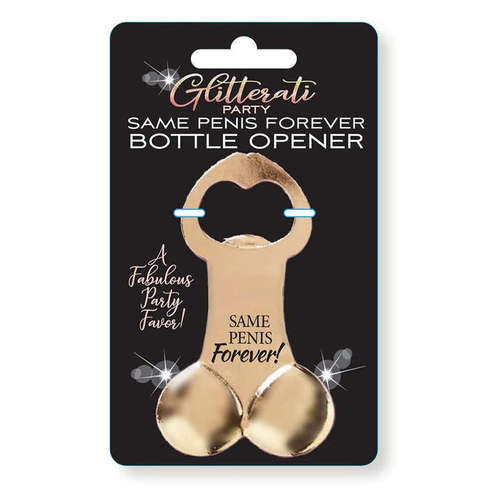 Glitterati Party Same Penis Forever Bottle Opener - SexToy.com