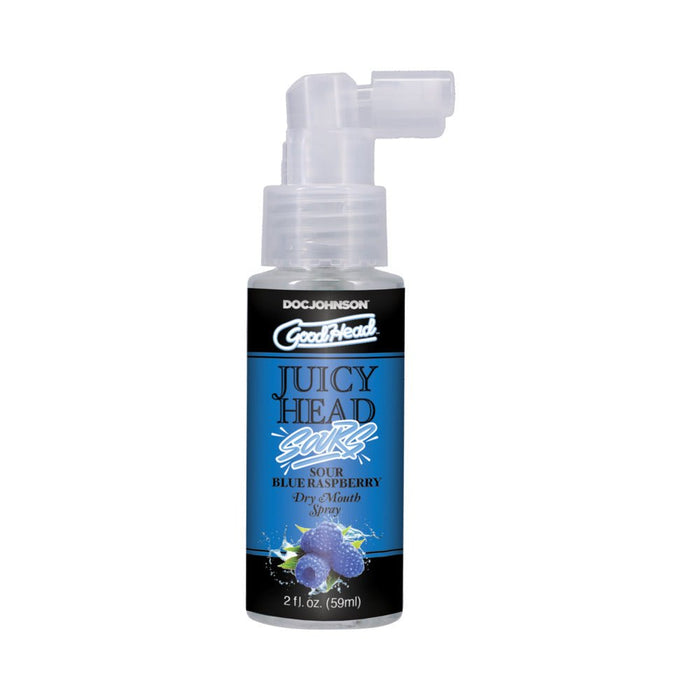 Goodhead Juicy Head Dry Mouth Spray - 2 Oz Sour Blue Raspberry - SexToy.com