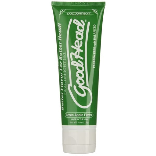 GOODHEAD ORAL DELIGHT GEL 4 OZ GREEN APPLE (BULK) - SexToy.com