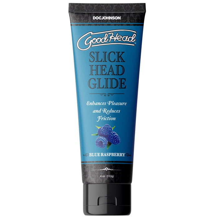 Goodhead Slick Head Glide Blue Raspberry 4 Oz. - SexToy.com