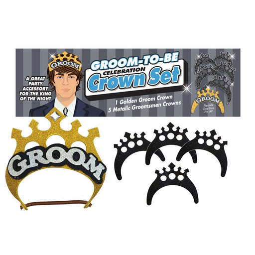 Groom to Be Crown 5pc Set - SexToy.com