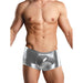 Heavy Metal Mini Short Silver Xl - SexToy.com