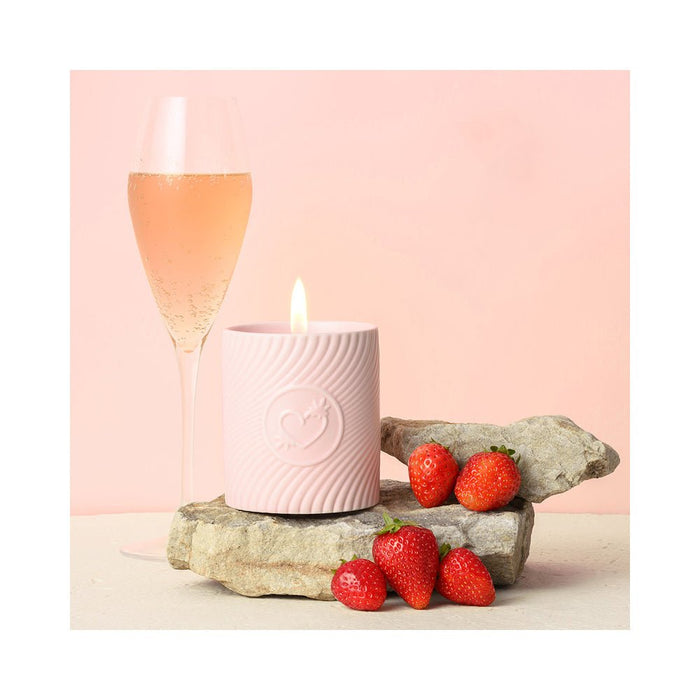 Highonlove Pink Massage Candle Litchi Martini - SexToy.com