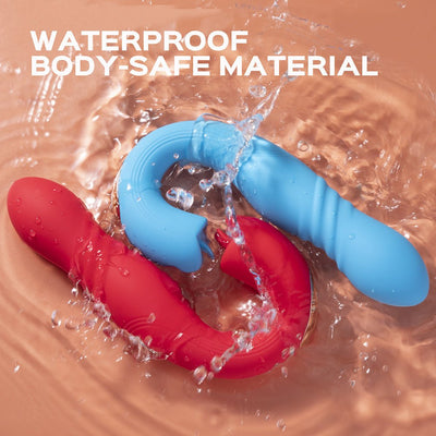 Honey Play Box Joi Thrust App Controlled Thrusting G - spot Vibrator & Tongue Clit Licker Red - SexToy.com