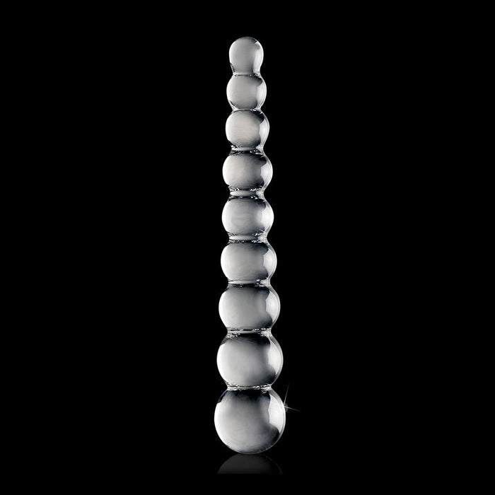 Icicles No 2 Glass Anal Beads Clear - SexToy.com