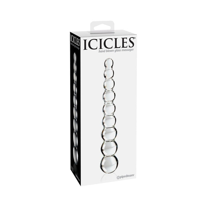 Icicles No 2 Glass Anal Beads Clear - SexToy.com