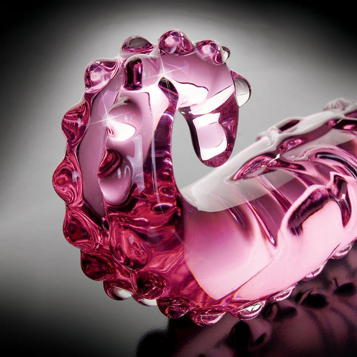 Icicles No 24 Glass Dong 6 Inches - Pink - SexToy.com