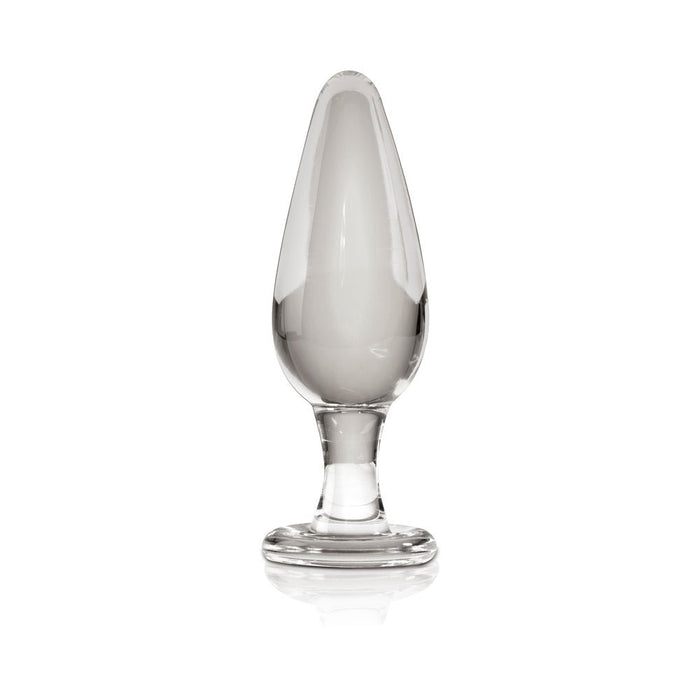 Icicles No 26 Glass Butt Plug Clear - SexToy.com