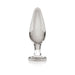 Icicles No 26 Glass Butt Plug Clear - SexToy.com