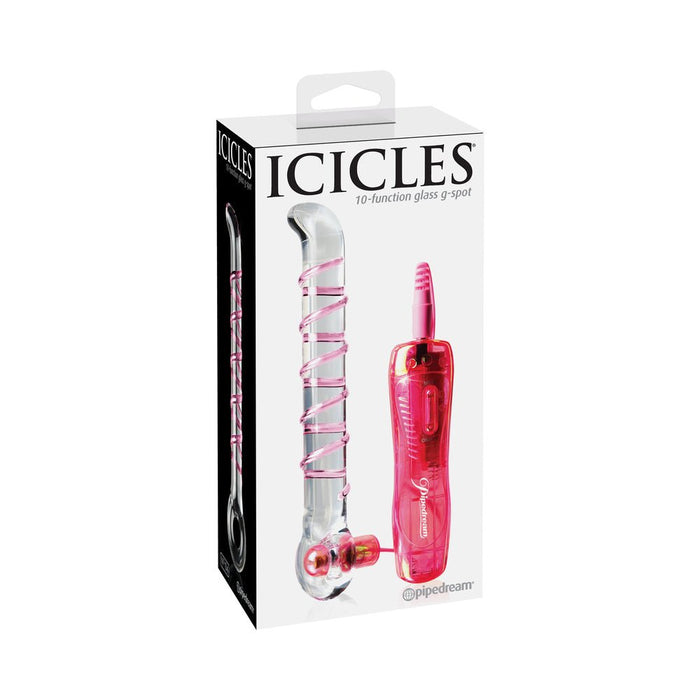 Icicles No 4 Glass Massager Clear - SexToy.com