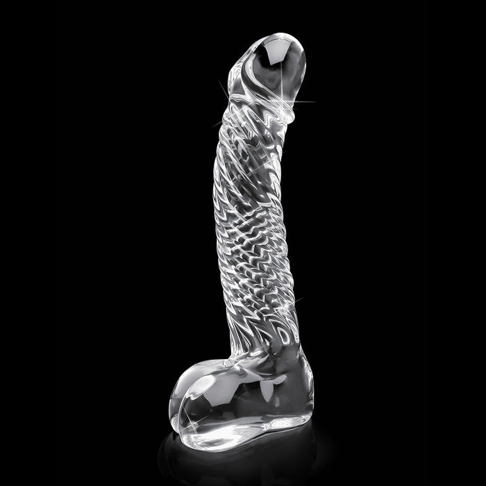 Icicles No 61 Clear Glass Realistic Dildo - SexToy.com