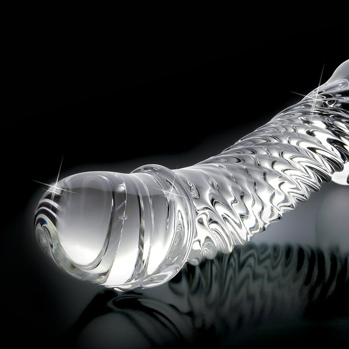 Icicles No 61 Clear Glass Realistic Dildo - SexToy.com