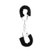 In A Bag Furry Handcuffs Black - SexToy.com