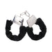 In A Bag Furry Handcuffs Black - SexToy.com