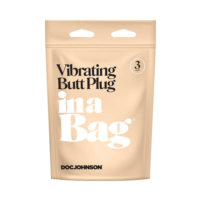 In A Bag Vibrating Butt Plug 3in Black - SexToy.com