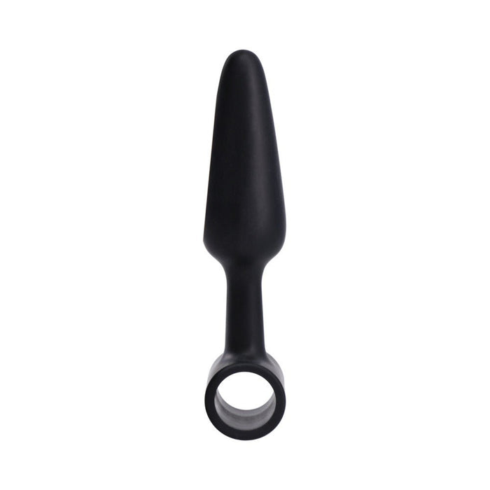 In A Bag Vibrating Butt Plug 4in Black - SexToy.com