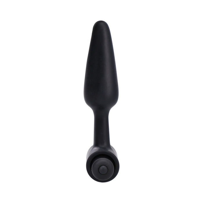 In A Bag Vibrating Butt Plug 4in Black - SexToy.com