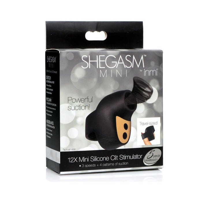 Inmi Shegasm Mini Suction Clit Black - SexToy.com