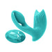 Inya Bump - n - grind Rechargeable Warming Dual Stimulator - Teal - SexToy.com