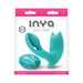 Inya Bump - n - grind Rechargeable Warming Dual Stimulator - Teal - SexToy.com