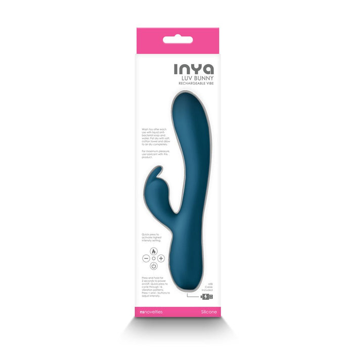 INYA Luv Bunny Dark Teal - SexToy.com