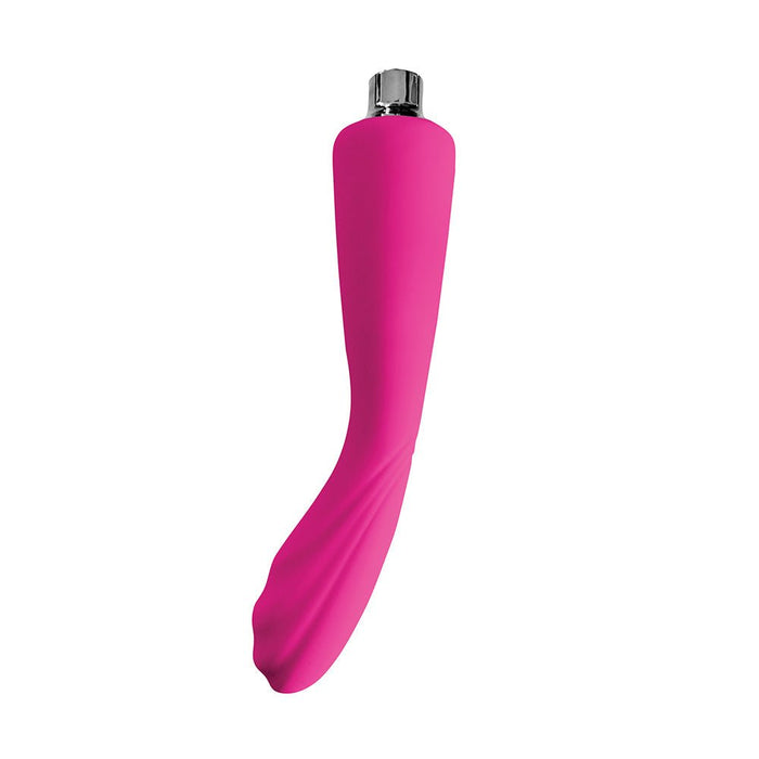 Inya Pump And Vibe With Interchangeable Suction Cups - Pink - SexToy.com