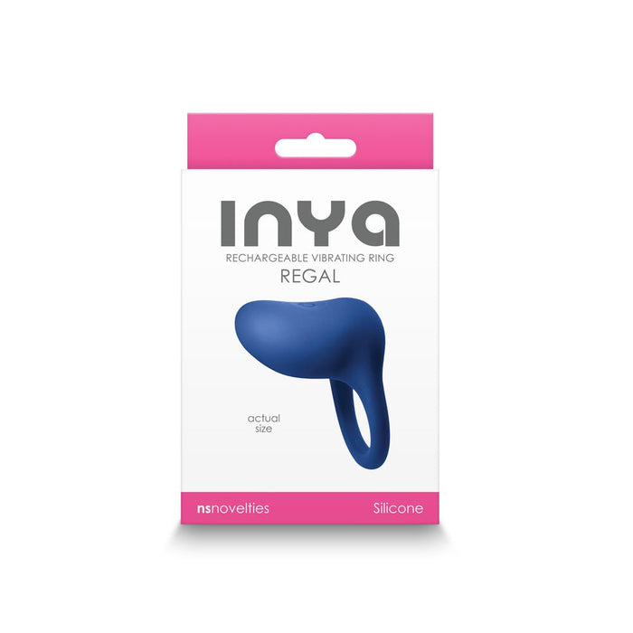 Inya Regal Vibrating Ring Blue - SexToy.com