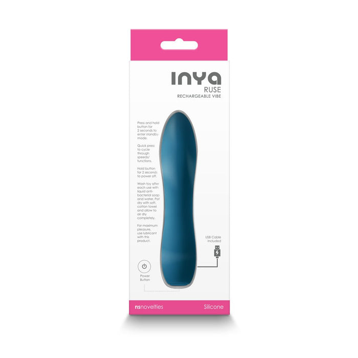 Inya Ruse Vibrator Teal - SexToy.com