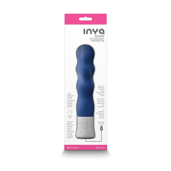 Inya Shake Weighted Vibe Blue - SexToy.com