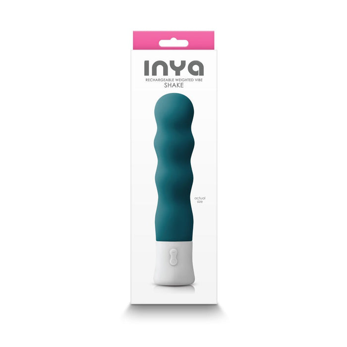 Inya Shake Weighted Vibe Dark Teal - SexToy.com