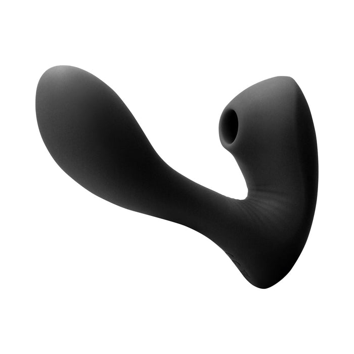 Inya Sonnet Suction Dual Stimulator Rechargeable Black - SexToy.com