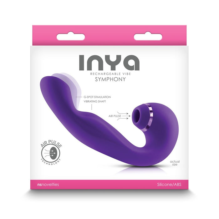 Inya Symphony Suction Dual Stimulator Purple - SexToy.com