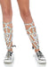 Iridescent Studded Shin Guards Os Slv - SexToy.com