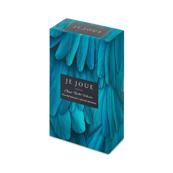 Je Joue Classic Bullet Vibrator Rechargeable Silicone with Finger Sleeve Teal - SexToy.com