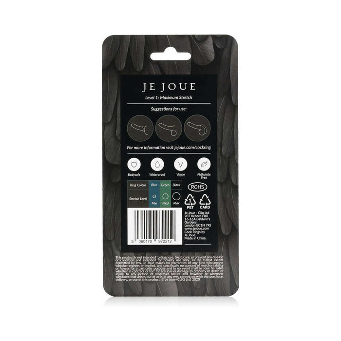 Je Joue Silicone Ring Maximum Stretch Black - SexToy.com