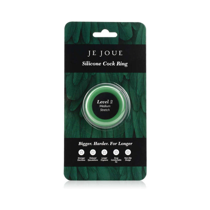 Je Joue Silicone Ring Medium Stretch Green - SexToy.com