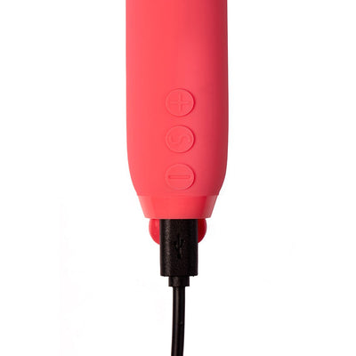 Je Joue Vita Rechargeable Silicone Wand Tip Bullet Vibrator Watermelon Pink - SexToy.com