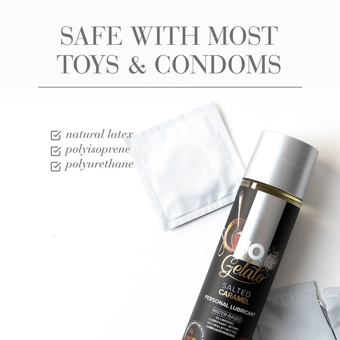 Jo Gelato Flavored Lubricant Salted Caramel 4oz - SexToy.com