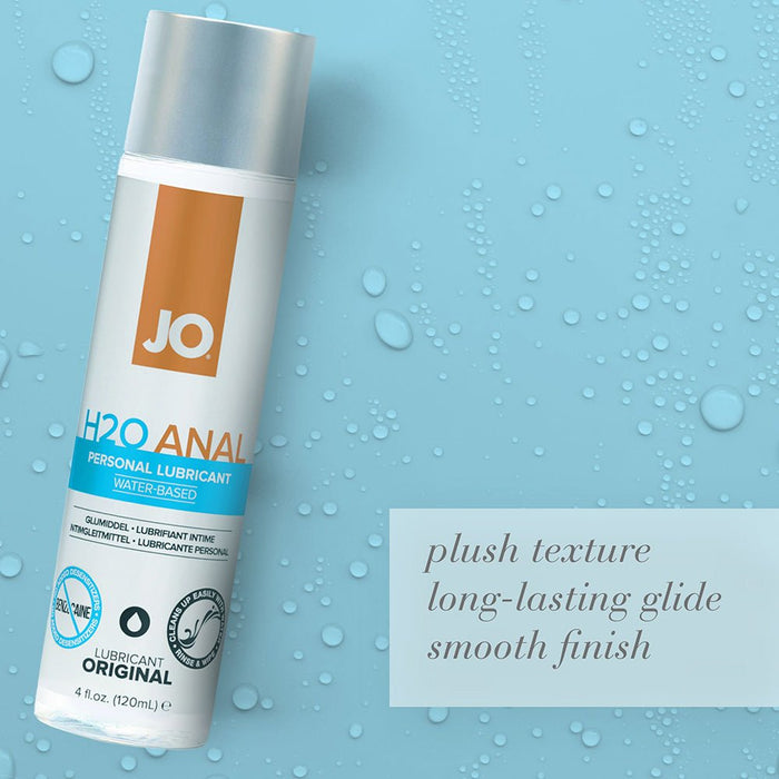 Jo H2O Anal Water Based Lubricant 4 Ounces - SexToy.com