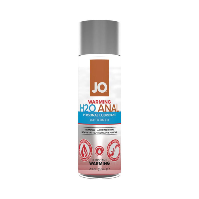 Jo H2O Warming Anal Water Based Lubricant 2 oz - SexToy.com