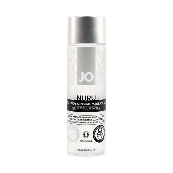 Jo Nuru Full Body Massage Gel 8oz - SexToy.com