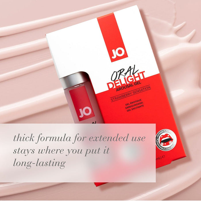 Jo Oral Delight - Strawberry Sensation 1oz - SexToy.com