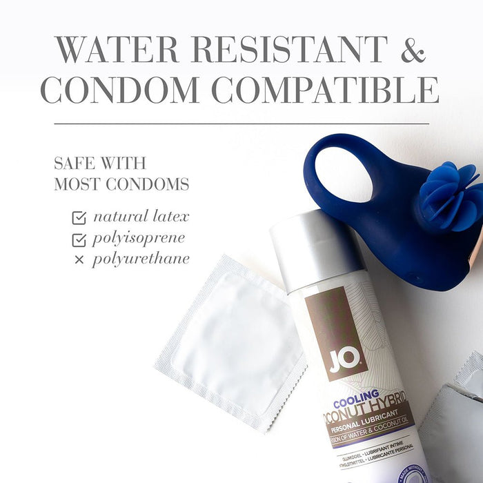 Jo Silicone Free Hybrid Lubricant W/coconut Cooling 4 Fl Oz - SexToy.com