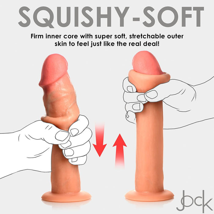 Jock Real Skin Silicone Dildo 8.5 In. Light - SexToy.com