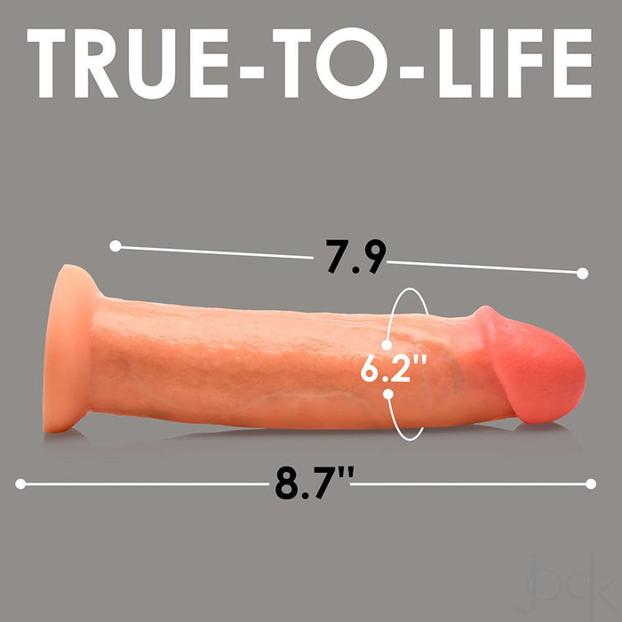 Jock Real Skin Silicone Dildo 8.5 In. Light - SexToy.com